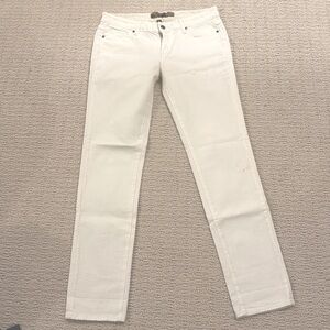 *Last Chance Price* Paige White Denim Midrise Straight Leg Jeans 98% Cotton